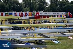 Training at the 2024 World Rowing Senior, Under 23 and Under 19 Championships, St Catharines, Canada / Detlev Seyb/MyRowingPhoto.com