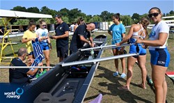 Training at the 2024 World Rowing Senior, Under 23 and Under 19 Championships, St Catharines, Canada / Detlev Seyb/MyRowingPhoto.com