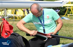 Training at the 2024 World Rowing Senior, Under 23 and Under 19 Championships, St Catharines, Canada / Detlev Seyb/MyRowingPhoto.com