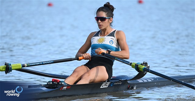 Nicole Yarzon, Under 23 Lightweight Women's Single Sculls, Uruguay, 2024 World Rowing Senior, Under 23 &amp; Under 19 Championships, St Catharines, Canada / &#169; Maren Derlien / MyRowingPhoto.com
