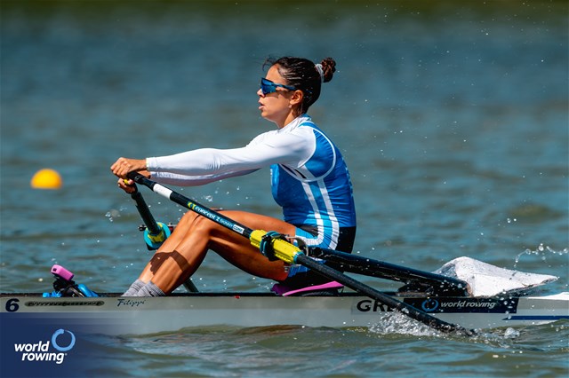 Zoi Fitsiou, Lightweight Women's Single Sculls, Greece, 2024 World Rowing Senior, Under 23 & Under 19 Championships, St Catharines, Canada / © World Rowing / Benedict Tufnell