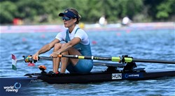 Dorottya Bene, Lightweight Women's Single Sculls, Hungary, 2024 World Rowing Senior, Under 23 & Under 19 Championships, St Catharines, Canada / © Detlev Seyb / MyRowingPhoto.com