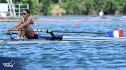 Aurelie Morizot, Lightweight Women's Single Sculls, France, 2024 World Rowing Senior, Under 23 & Under 19 Championships, St Catharines, Canada / © Detlev Seyb / MyRowingPhoto.com