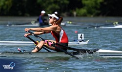 Wing Wun Leung, Lightweight Women's Single Sculls, Hong Kong, China, 2024 World Rowing Senior, Under 23 & Under 19 Championships, St Catharines, Canada / © Detlev Seyb / MyRowingPhoto.com