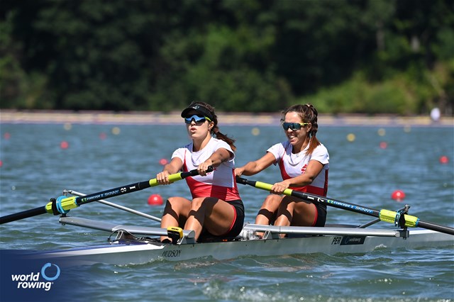 Valeria Palacios (b), Alessia Palacios (s), Lightweight Women's Pair, Peru, 2024 World Rowing Senior, Under 23 & Under 19 Championships, St Catharines, Canada / © Detlev Seyb / MyRowingPhoto.com