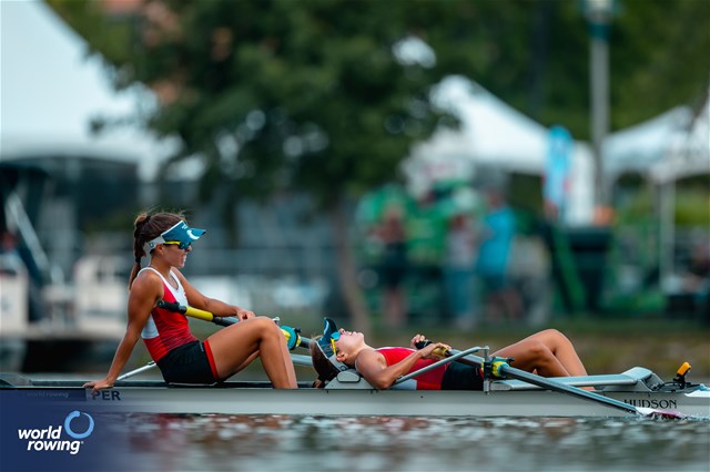 Valeria Palacios (b), Alessia Palacios (s), Lightweight Women's Pair, Peru, 2024 World Rowing Senior, Under 23 & Under 19 Championships, St Catharines, Canada / © World Rowing / Benedict Tufnell