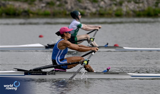 Zoi Fitsiou, Lightweight Women's Single Sculls, Greece, 2024 World Rowing Senior, Under 23 & Under 19 Championships, St Catharines, Canada / © Detlev Seyb / MyRowingPhoto.com