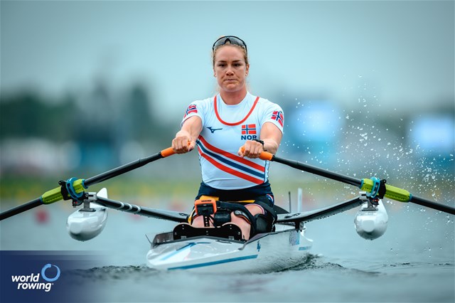 Birgit Lovise Roekkum Skarstein, PR1 Women's Single Sculls, Norway, 2024 Paralympic Games Rowing Regatta, Paris, France / © World Rowing / Benedict Tufnell