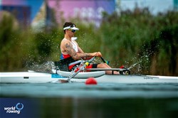 Jacob Joseph Wassermann, PR1 Men's Single Sculls, Canada, 2024 Paralympic Games Rowing Regatta, Paris, France / © World Rowing / Benedict Tufnell