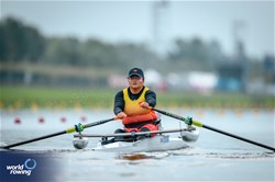 Lili Wang, PR1 Women's Single Sculls, People's Republic of China, 2024 Paralympic Games Rowing Regatta, Paris, France / © World Rowing / Benedict Tufnell
