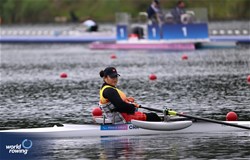 Lili Wang, PR1 Women's Single Sculls, People's Republic of China, 2024 Paralympic Games Rowing Regatta, Paris, France / © World Rowing / Detlev Seyb