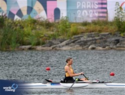Ebba Einarsson, PR1 Women's Single Sculls, Sweden, 2024 Paralympic Games Rowing Regatta, Paris, France / © World Rowing / Detlev Seyb