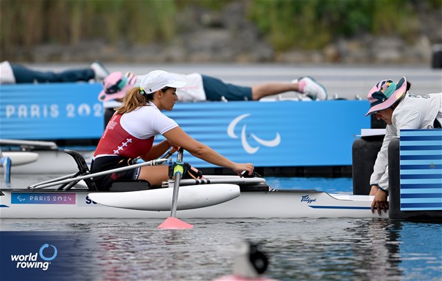Claire Ghiringhelli, PR1 Women's Single Sculls, Switzerland, 2024 Paralympic Games Rowing Regatta, Paris, France / © World Rowing / Detlev Seyb