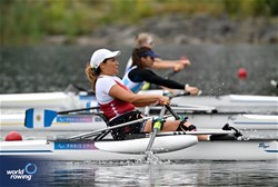 Claire Ghiringhelli, PR1 Women's Single Sculls, Switzerland, 2024 Paralympic Games Rowing Regatta, Paris, France / © World Rowing / Detlev Seyb