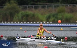 Erik Horrie, PR1 Men's Single Sculls, Australia, 2024 Paralympic Games Rowing Regatta, Paris, France / © World Rowing / Detlev Seyb