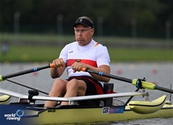 Marcus Klemp, PR1 Men's Single Sculls, Germany, 2024 Paralympic Games Rowing Regatta, Paris, France / © World Rowing / Detlev Seyb