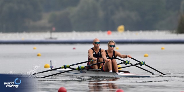 Samuel Murray (b), Annabel Caddick (s), PR3 Mixed Double Sculls, Great Britain, 2024 Paralympic Games Rowing Regatta, Paris, France / © World Rowing / Detlev Seyb