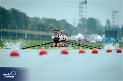 Francesca Allen (b), Giedre Rakauskaite, Joshua O'Brien, Edward Fuller (s), Erin Kennedy (c), PR3 Mixed Coxed Four, Great Britain, v2024 Paralympic Games Rowing Regatta, Paris, France / © World Rowing / Benedict Tufnell