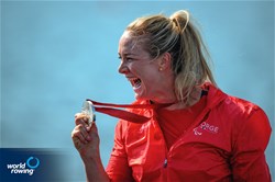 Birgit Lovise Roekkum Skarstein, PR1 Women's Single Sculls, Norway, Silver, 2024 Paralympic Games Rowing Regatta, Paris, France / © World Rowing / Benedict Tufnell