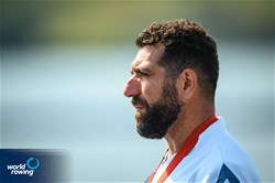 Saleh Shahin (s), PR2 Mixed Double Sculls, Israel, Bronze, 2024 Paralympic Games Rowing Regatta, Paris, France / © World Rowing / Benedict Tufnell