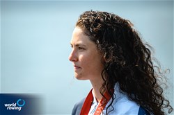 Shahar Milfelder (b), PR2 Mixed Double Sculls, Israel, Bronze, 2024 Paralympic Games Rowing Regatta, Paris, France / © World Rowing / Benedict Tufnell