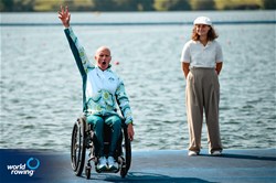 Erik Horrie, PR1 Men's Single Sculls, Australia, Bronze, 2024 Paralympic Games Rowing Regatta, Paris, France / © World Rowing / Benedict Tufnell