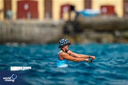 Carlota Gonzalez Gil, Coastal Women's Solo, Club Remo do Mino, Spain, 2024 World Rowing Coastal Championships, Genoa, Italy / © World Rowing / Benedict Tufnell