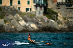 Raminta Morkunaite, Coastal Women's Solo, Lithuanian Rowing Team, Lithuania, 2024 World Rowing Coastal Championships, Genoa, Italy / © World Rowing / Benedict Tufnell