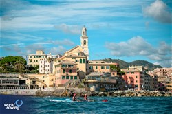 Jean-Simon Carrivain Pic (b), Jerome Hamelin (s), Coastal  Men's Double Sculls, Bayonne AV / UR YOKO, France, 2024 World Rowing Coastal Championships, Genoa, Italy / © World Rowing / Benedict Tufnell