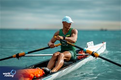 Zygimantas Galisanskis, Coastal Men's Solo, Lithuanian Rowing Team, Lithuania, 2024 World Rowing Coastal Championships, Genoa, Italy / © World Rowing / Benedict Tufnell