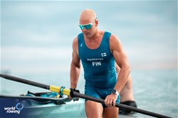 Joel Naukkarinen, Coastal Men's Solo, Takon Soutajat ry, Finland, 2024 World Rowing Coastal Championships, Genoa, Italy / © World Rowing / Benedict Tufnell