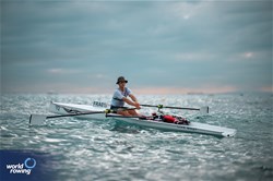 Ivan Bove, Coastal Men's Solo, Club de l'Aviron de Vichy, France, 2024 World Rowing Coastal Championships, Genoa, Italy / © World Rowing / Benedict Tufnell