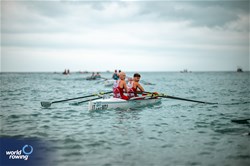 Dominik Reimann (b), Alexander Messmer (s), Coastal  Men's Double Sculls, Austrian Rowing Team, Austria, 2024 World Rowing Coastal Championships, Genoa, Italy / © World Rowing / Benedict Tufnell