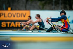 Alexandra Ungureanu, Women's Single Sculls, Romania, 2025 European Rowing Championships, Plovdiv, Bulgaria / © World Rowing / Benedict Tufnell