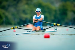 Maiju Kainlauri, Women's Single Sculls, Finland, 2025 European Rowing Championships, Plovdiv, Bulgaria / © World Rowing / Benedict Tufnell