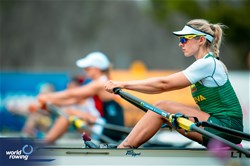 Viktorija Senkute, Women's Single Sculls, Lithuania, 2025 European Rowing Championships, Plovdiv, Bulgaria / © World Rowing / Benedict Tufnell
