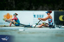 Claire Bove, Women's Single Sculls, France, 2025 European Rowing Championships, Plovdiv, Bulgaria / © World Rowing / Benedict Tufnell