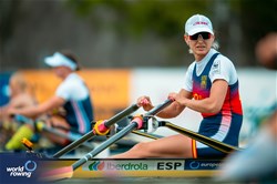 Virginia Diaz Rivas, Women's Single Sculls, Spain, 2025 European Rowing Championships, Plovdiv, Bulgaria / © World Rowing / Benedict Tufnell
