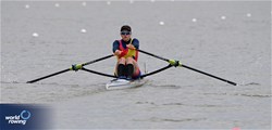 Alexandra Ungureanu, Women's Single Sculls, Romania, 2025 European Rowing Championships, Plovdiv, Bulgaria / © Detlev Seyb / MyRowingPhoto.com