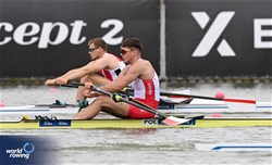 Cezary Litka, Men's Single Sculls, Poland, 2025 European Rowing Championships, Plovdiv, Bulgaria / © Detlev Seyb / MyRowingPhoto.com