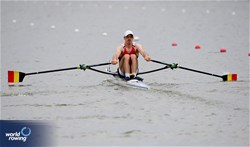 Tim Brys, Men's Single Sculls, Belgium, 2025 European Rowing Championships, Plovdiv, Bulgaria / © Detlev Seyb / MyRowingPhoto.com