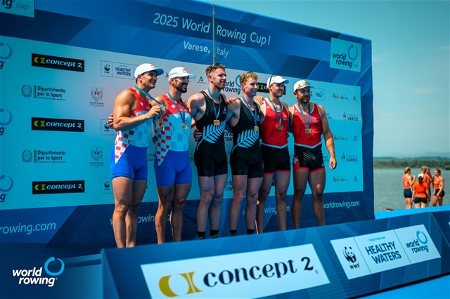 2025 World Rowing Cup Varese - Varese, Italy / World Rowing / Benedict Tufnell