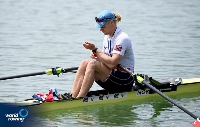 Jonas Slettemark Juel, Men's Single Sculls, Norway, 2025 World Rowing Cup Varese - Varese, Italy / Detlev Seyb / MyRowingPhoto.com