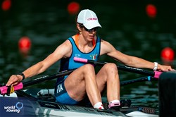Anna Sarah Sophie Souwer, Women's Single Sculls, Italy, 2025 World Rowing Cup Lucerne, Lucerne, Switzerland / © World Rowing / Benedict Tufnell