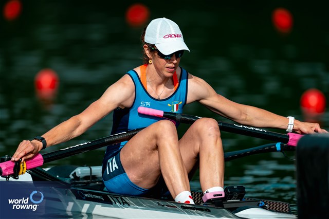 Anna Sarah Sophie Souwer, Women's Single Sculls, Italy, 2025 World Rowing Cup Lucerne, Lucerne, Switzerland / © World Rowing / Benedict Tufnell