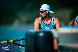 Murad Sadykhov, Men's Single Sculls, Azerbaijan, 2025 World Rowing Cup Lucerne, Lucerne, Switzerland / © World Rowing / Benedict Tufnell