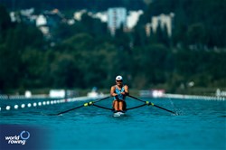 Murad Sadykhov, Men's Single Sculls, Azerbaijan, 2025 World Rowing Cup Lucerne, Lucerne, Switzerland / © World Rowing / Benedict Tufnell
