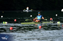 Beatriz Tavares, Women's Single Sculls, Brazil, 2025 World Rowing Cup Lucerne, Lucerne, Switzerland / © Detlev Seyb / MyRowingPhoto.com