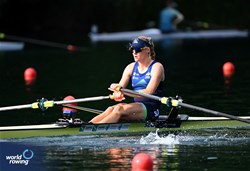 Nina Kostanjsek, Women's Single Sculls, Slovenia, 2025 World Rowing Cup Lucerne, Lucerne, Switzerland / © Detlev Seyb / MyRowingPhoto.com