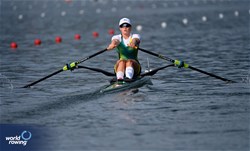 Laura Gourley, Women's Single Sculls, Australia, 2025 World Rowing Cup Lucerne, Lucerne, Switzerland / © Detlev Seyb / MyRowingPhoto.com